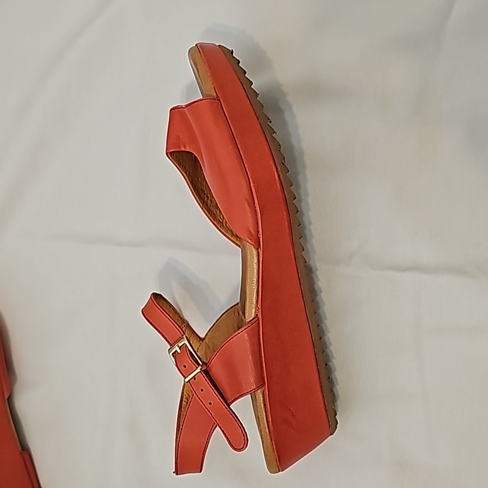 Women's Red Wedge Sandals